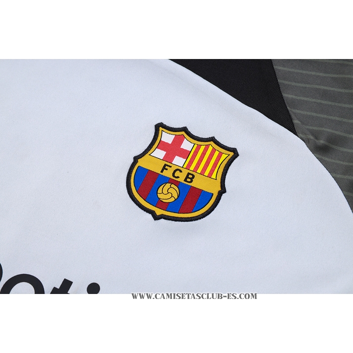 Chandal del Barcelona 23-24 Manga Corta Gris - Pantalon Corto
